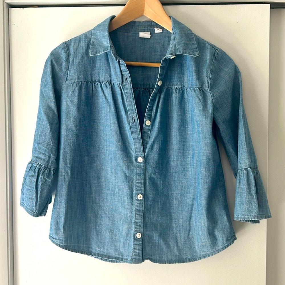 Chambray Top Gap Kids Size L